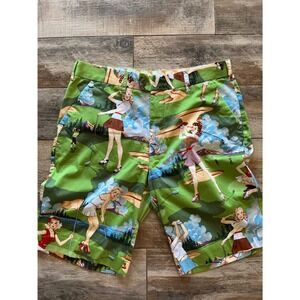 NWOT RARE MENS  LOUDMOUTH GOLF "BIRDS OF PARADISE" GOLF SHORTS SIZE 36 
Pinup